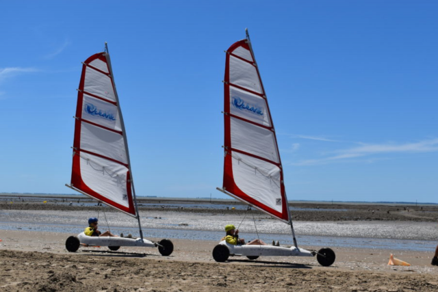 Char à voile avec le Club de voile de La Bernerie