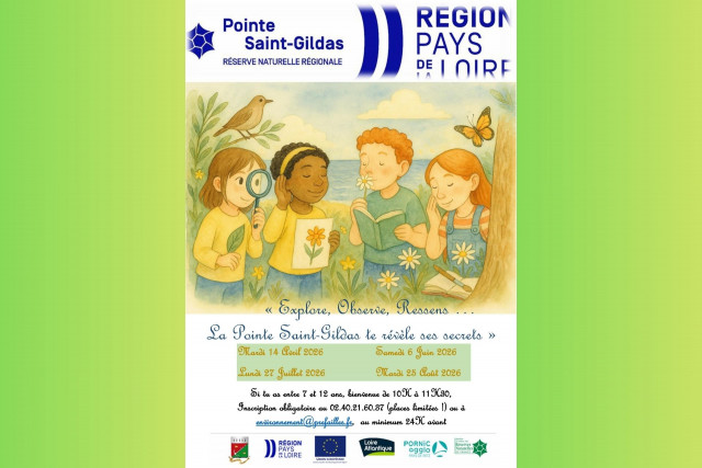 Visiter la Réserve Naturelle Régionale de La Pointe Saint-Gildas - spécial enfants