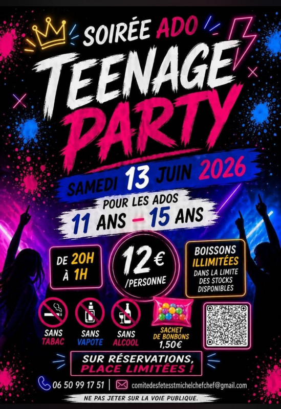 Soirée ados teenage party !