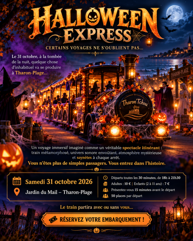 Affiche Halloween Express à Tharon-Plage.png