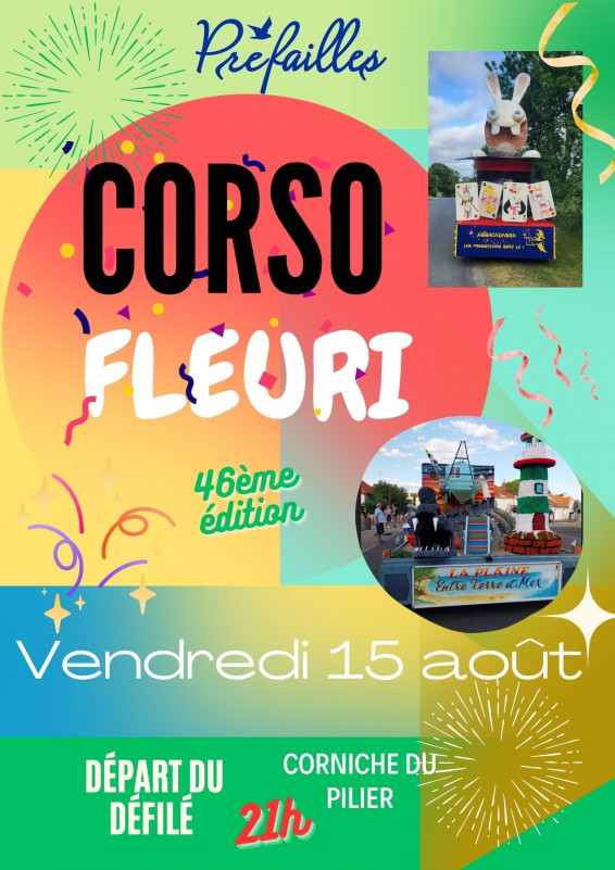 Corso fleuri : le carnaval d'été à Préfailles
