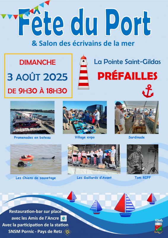 fête du port préfailles pointe saint gildas salon des écrivains