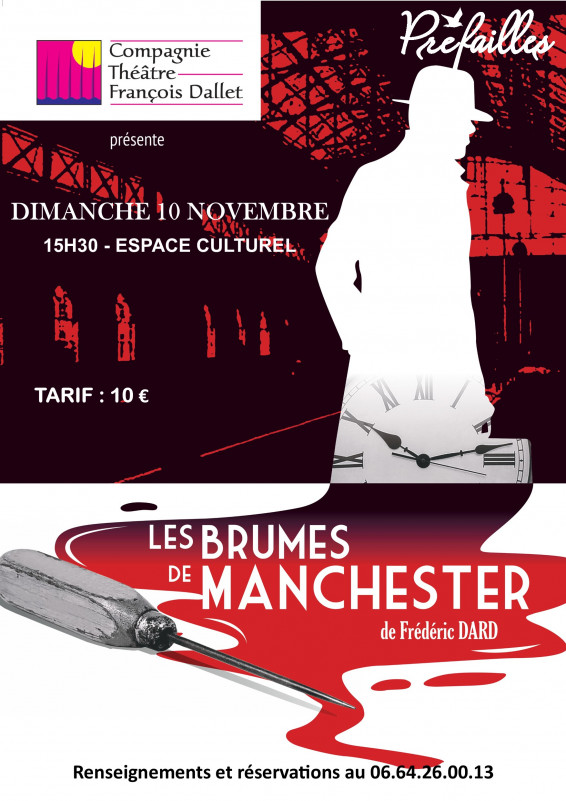 pièce de théâtre les brumes de manchester prefailles espace culturel destination pornic enquête policière compagnie dallet