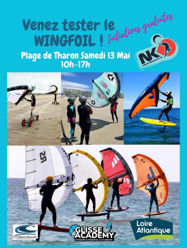 wingfoil, animation ,centre nautique, st micehl, tharon