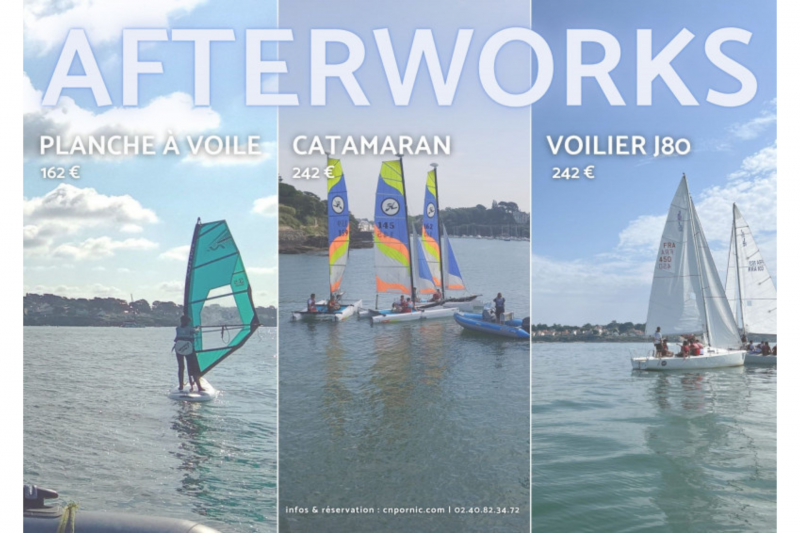 Afterwork-Events im Club Nautique de Pornic Segeln Wassersport Entspannung Freizeit Destination Pornic
