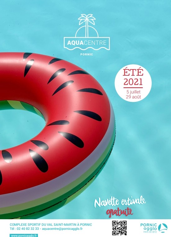 ANIMATIONS AQUACENTRE VACANCES D'ETE 2021 PORNIC