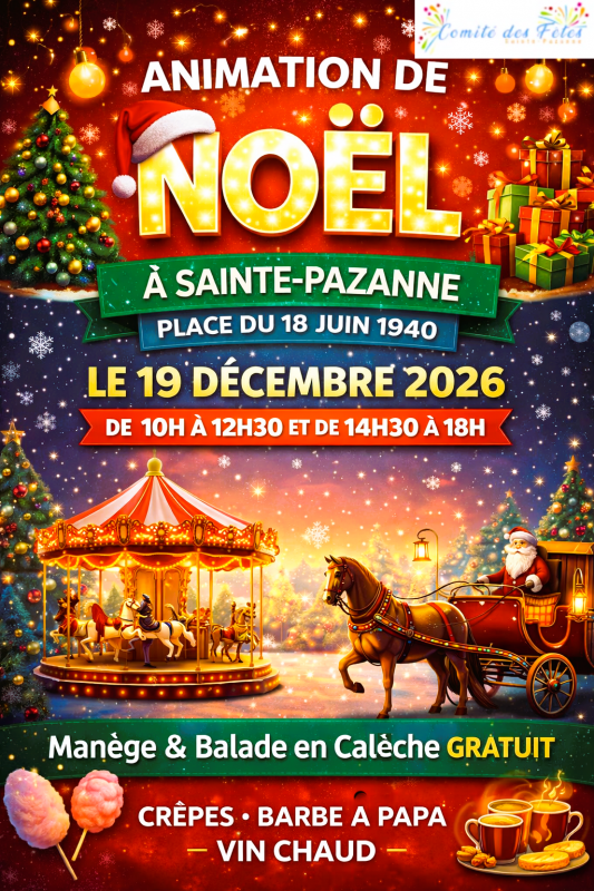 Animations de Noël à Sainte-Pazanne