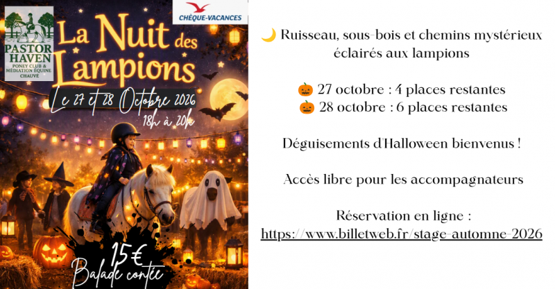Animations et stages équestres au centre Pastor Haven