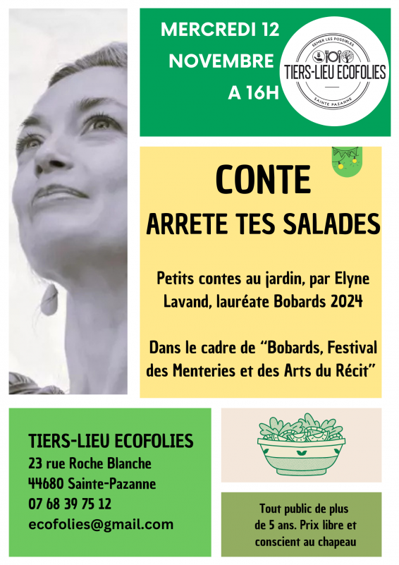 Arrête tes salades - Contes à partir de 5ans