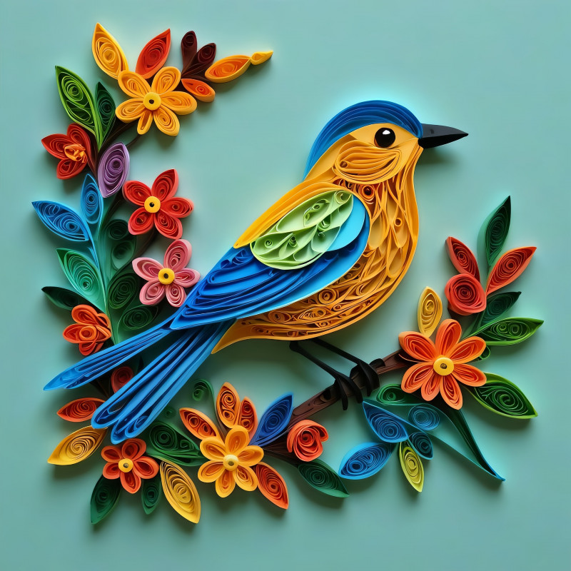 Atelier ados 12 à 16 ans - Quilling Art printanier