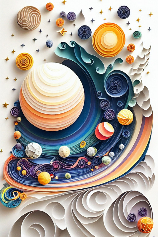 Atelier ados 12 à 16 ans - Quilling Art printanier