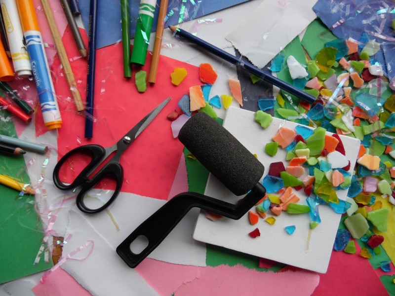 Atelier bricolage - fabrication d'une carte glace