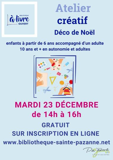 Atelier créatif de Noël