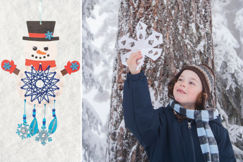 Atelier créatif pour enfants : attrape-rêve de l'hiver