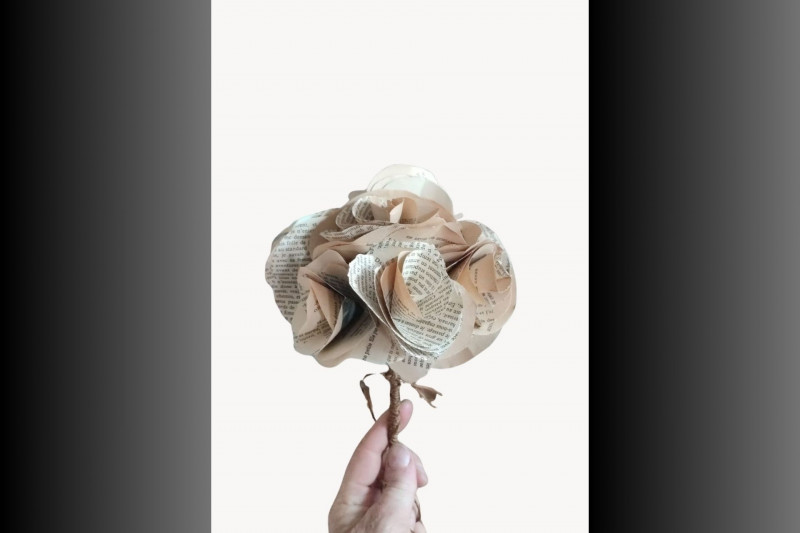 Atelier : création bouquet de fleurs en origami