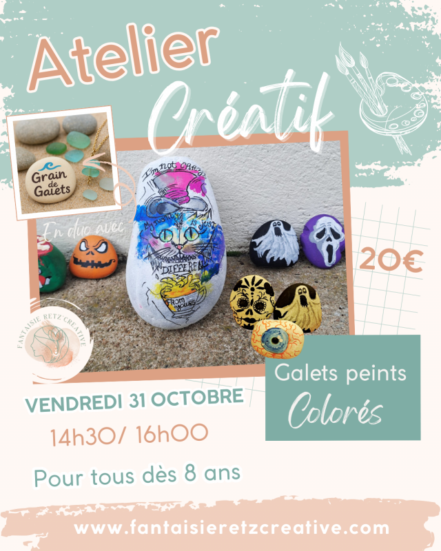 Atelier galets peints