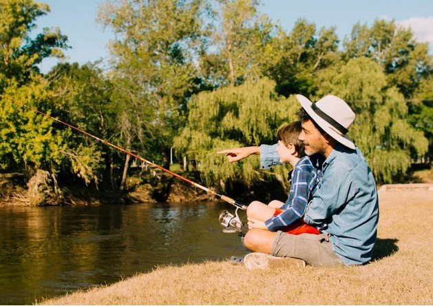 Atelier j'apprends à pêcher avec l'Eco Domaine la Fontaine  Pornic enfants