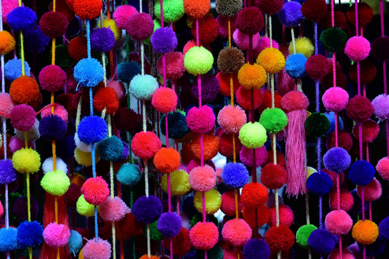 Atelier - pompons en laine