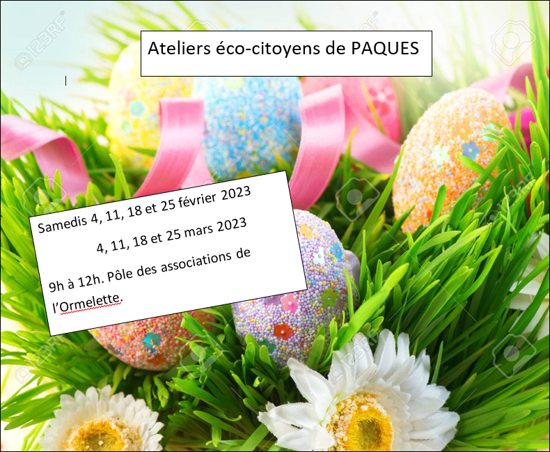 ATELIERS ECOCITOYENS DE PAQUES