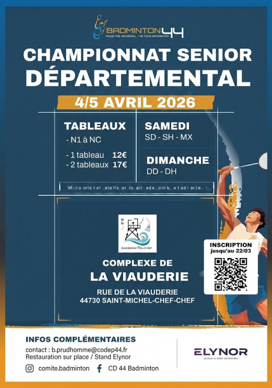 Championnat départemental de badminton