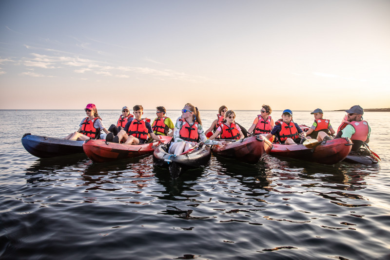 Sunset trip to Pointe Saint-Gildas with Kayak Nomade préfailles