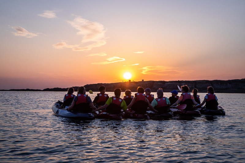 Sunset trip to Pointe Saint-Gildas with Kayak Nomade préfailles