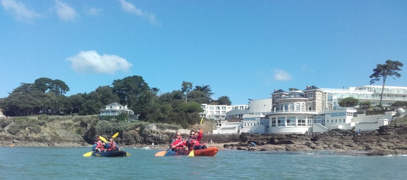 pornic, balade en kayak, kayak nomade, découverte de la côte, kayak de mer, une place, deux places, florent, office de tourisme de pornic