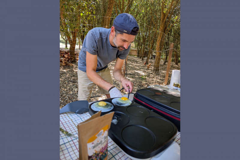 Sonntagsbrunch in der Guinguette du Portmain – Eier von Freilandhühnern – Verkostung – Reiseziel Pornic