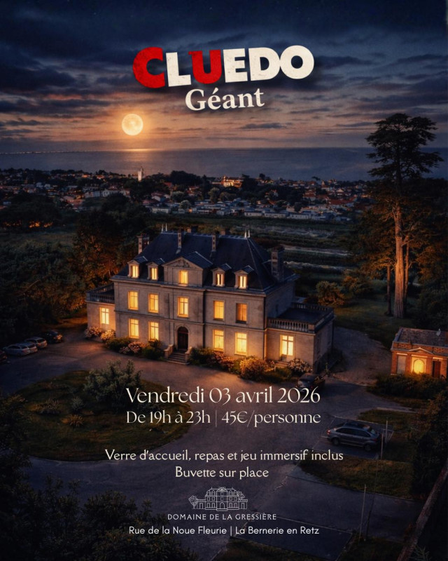 Cluedo géant au Domaine de la Gressière
