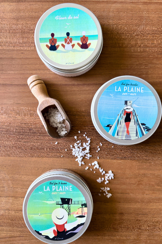 Coffret de 3 boîtes de sel La Plaine-sur-Mer