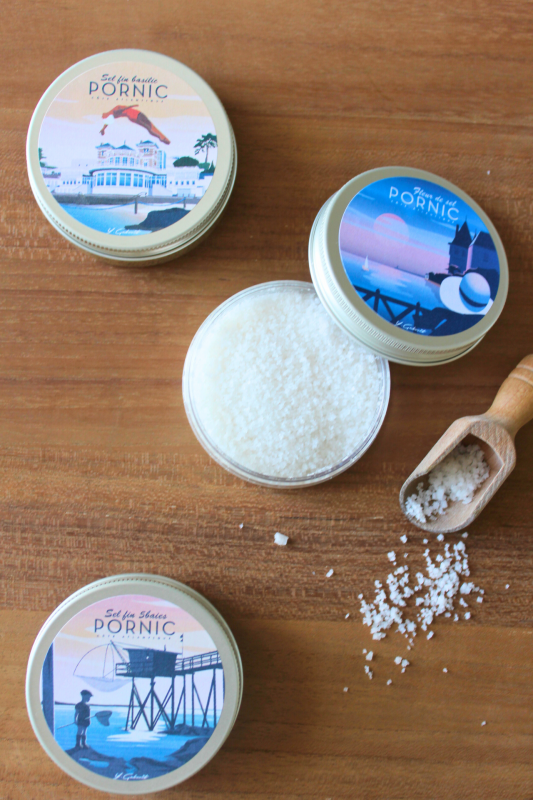 Coffret de 3 boîtes de sel Pornic