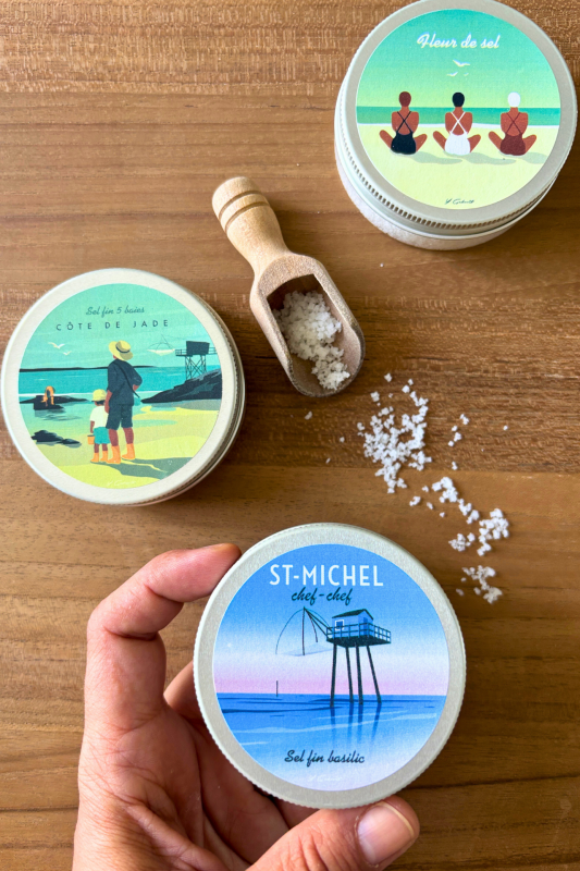 Coffret de 3 boîtes de sel Tharon-Plage