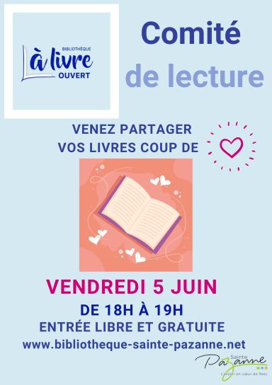 Comité de lecture à Sainte Pazanne