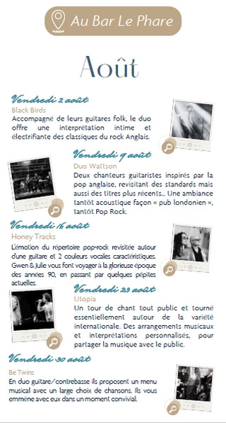 Concert de Be Twins au bar le Phare Pornic