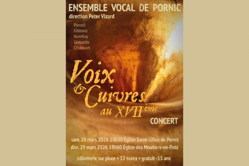 Konzert des Vokalensembles von Pornic in der Kirche Saint Gilles Reiseziel Pornic