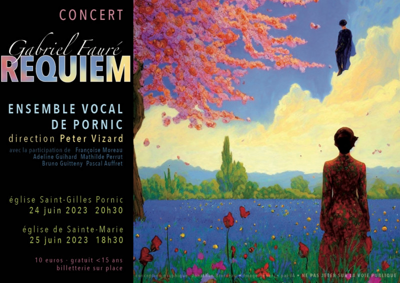 CONCERT DE L'ENSEMBLE VOCAL DE PORNIC: REQUIEM GABRIEL FAURÉ PORNIC