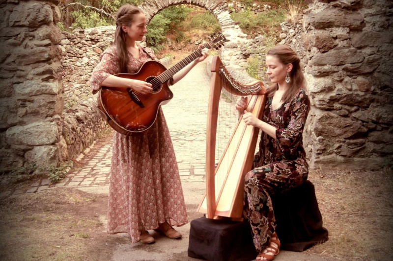Concert du duo Araëlle, musique celtique