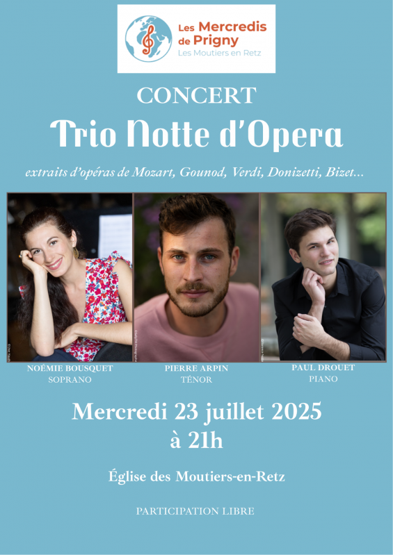 Concert du trio Notte d'Opera