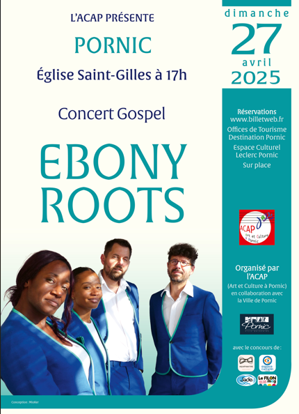 Concert: Ebony Roots Gospel pornic