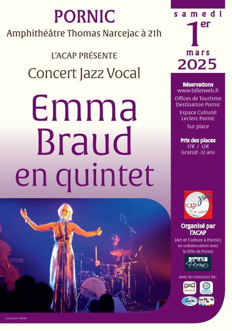 Concert Emma Braud en quintet