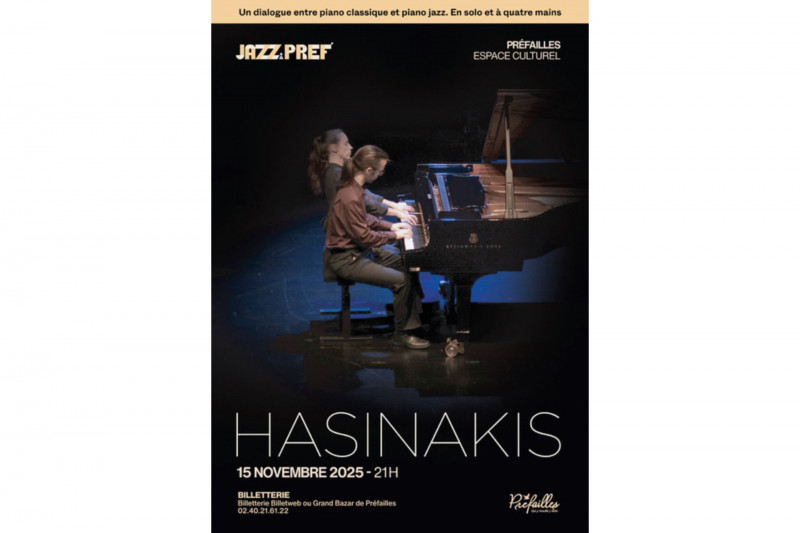 concert jazz à préf préfailles destination pornic soirée musicale piano 4 mains classique jazz alice rosset jean christophe kotsiras