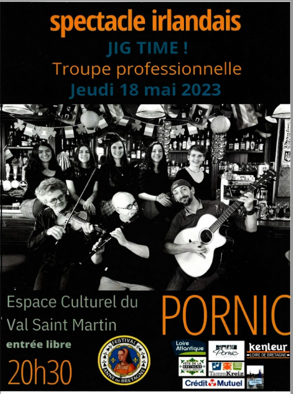CONCERT JIG TIME/ FESTIVAL ANNE DE BRETAGNE  PORNIC