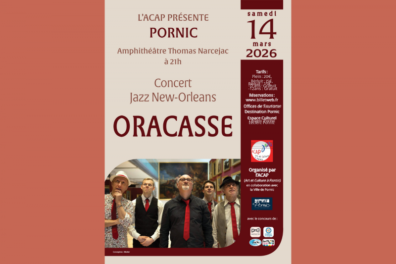 Konzert: Oracasse ACAP Reiseziel Pornic