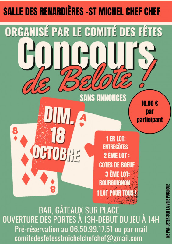 Concours de belote