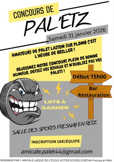 Concours de palet laiton sur plomb