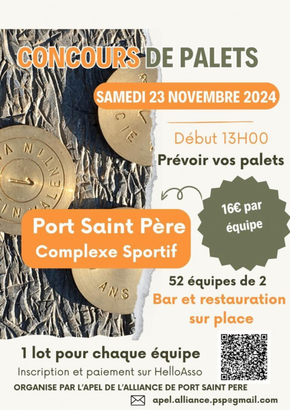 Concours de palets à Port Saint Père