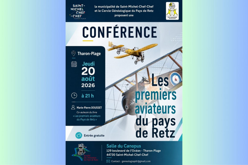 Conférence - Les aviateurs du Pays de Retz