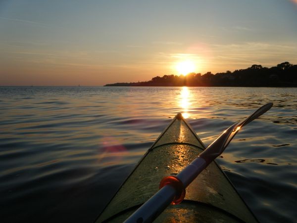 Kanu Kayak, Kayakausflug, Seekayak, Kayak