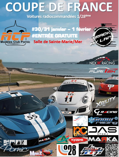  Coupe de France de voitures radiocommandées à l’échelle 1/28° pornic