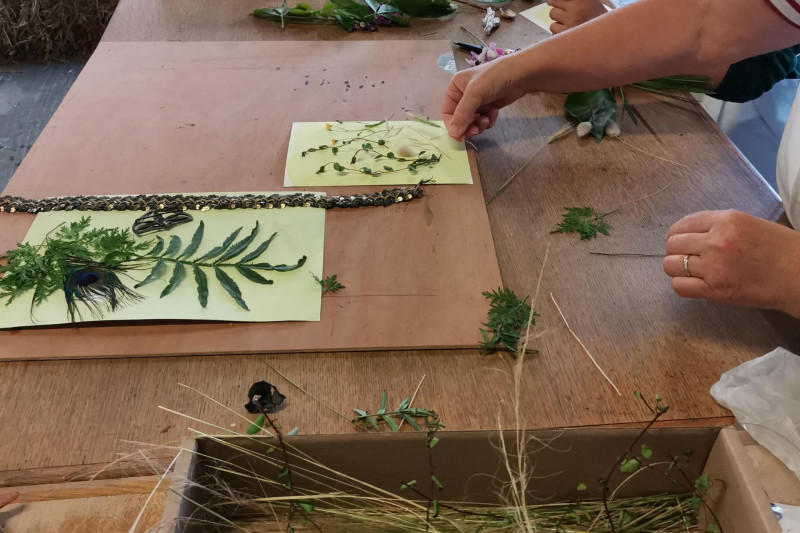 Atelier cyanotype